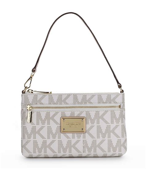 michael kors signature jet set wristlet|Jet Set Large Signature Logo Envelope Wristlet .